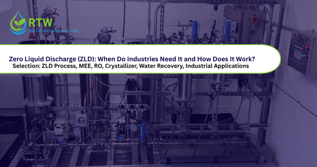 Understand when industries may require Zero Liquid Discharge and how ZLD systems recover water while removing liquid wastewater through advanced treatment processes.