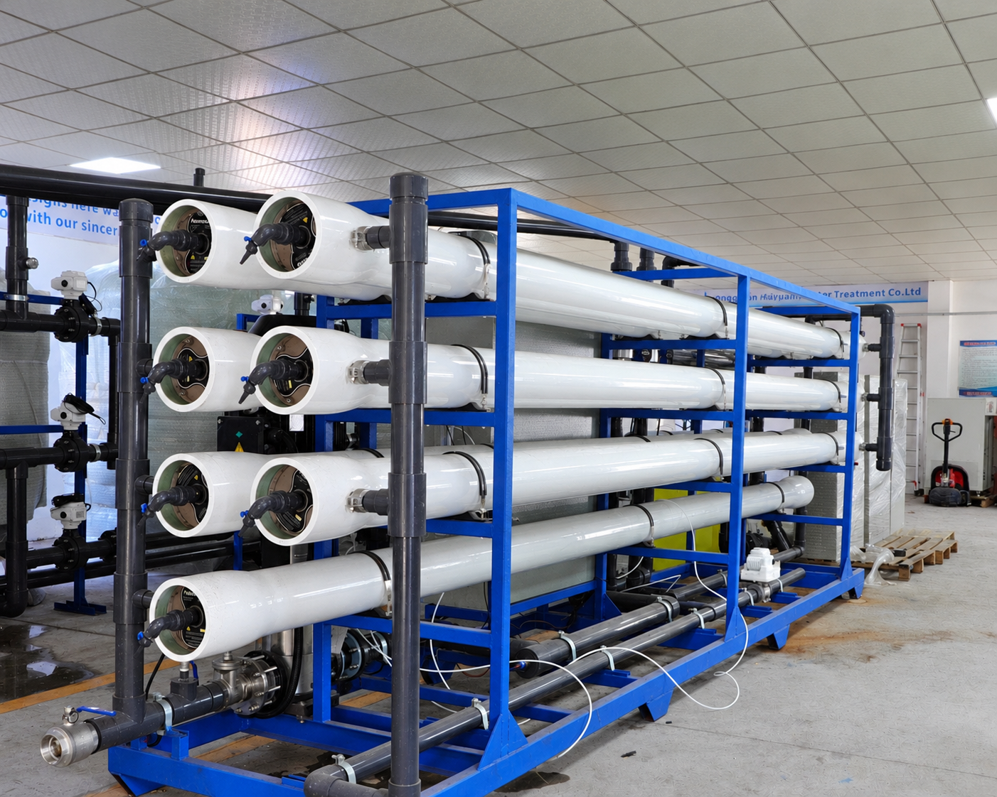 Industrial reverse osmosis and water recycling system